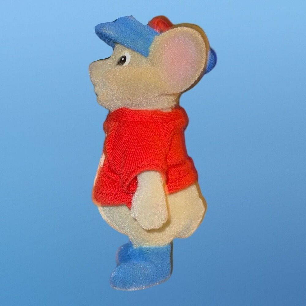 Vintage 1990 Disney Rescuers Miss Bianca Bernard Flock Christmas Ornaments B13 - Picture 7 of 15